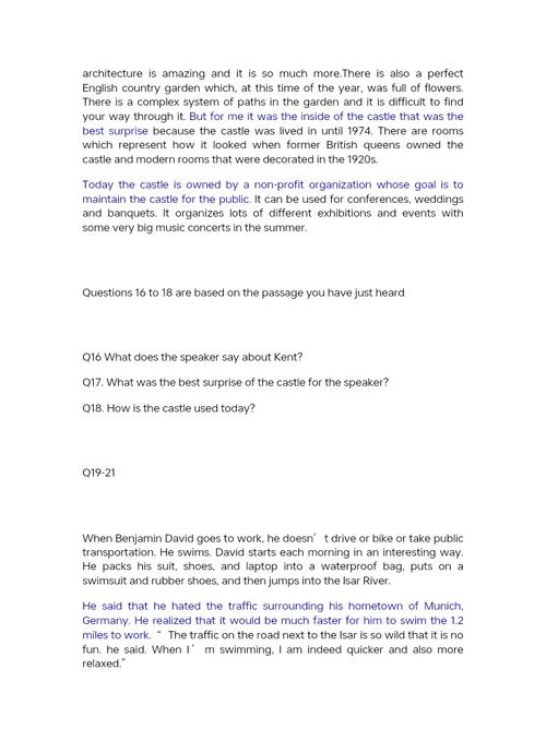 solving:solving problems听力答案talk